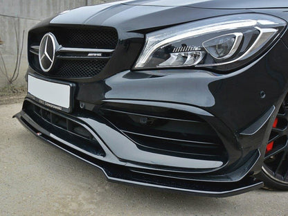 Maxton Design Street Plus Front Splitter V2 - Mercedes CLA45 AMG C117 Facelift