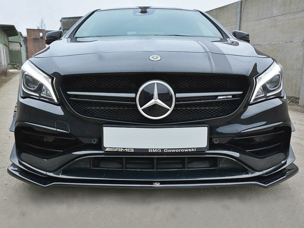 Maxton Design Street Plus Front Splitter V2 - Mercedes CLA45 AMG C117 Facelift