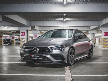 Maxton Design Street Plus Front Splitter V2 - Mercedes CLA35 AMG Aero C118