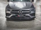 Lame de pare-chocs avant Maxton Design Street Plus V2 – Mercedes CLA35 AMG Aero C118