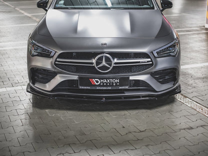 Maxton Design Street Plus Front Splitter V2 - Mercedes CLA35 AMG Aero C118