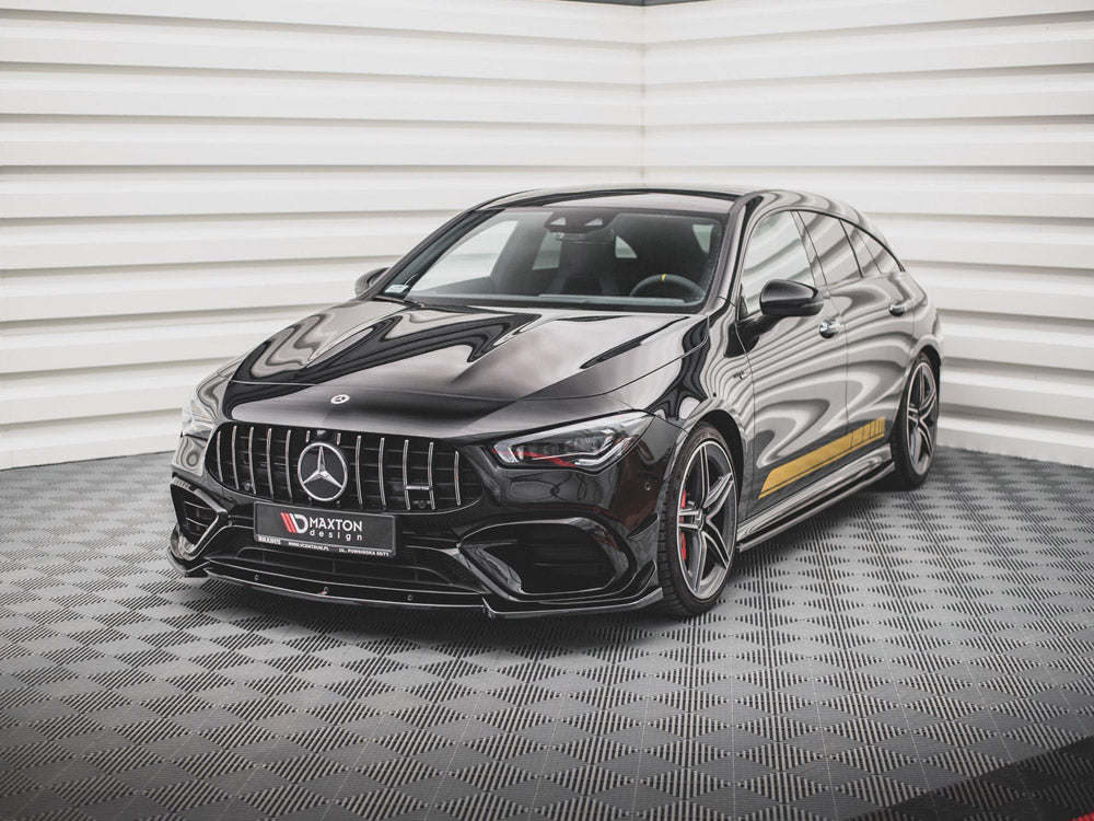 Maxton Design Street Plus Front Splitter V2 - Mercedes CLA45 AMG C118