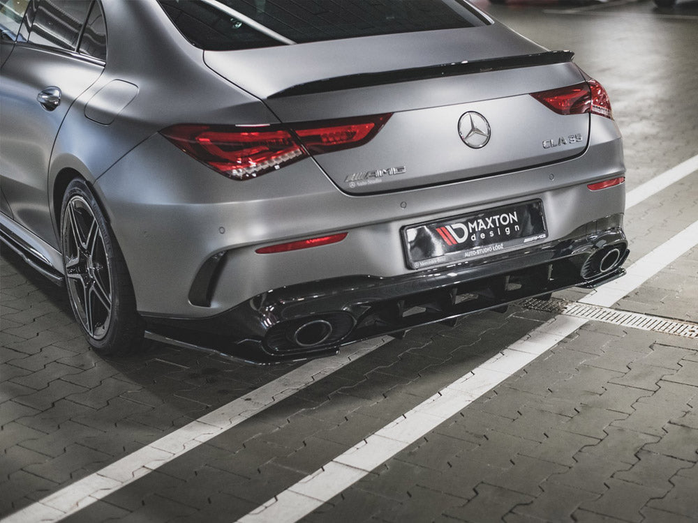 Maxton Design Street Plus Rear Side Splitters - Mercedes CLA35 AMG Aero C118