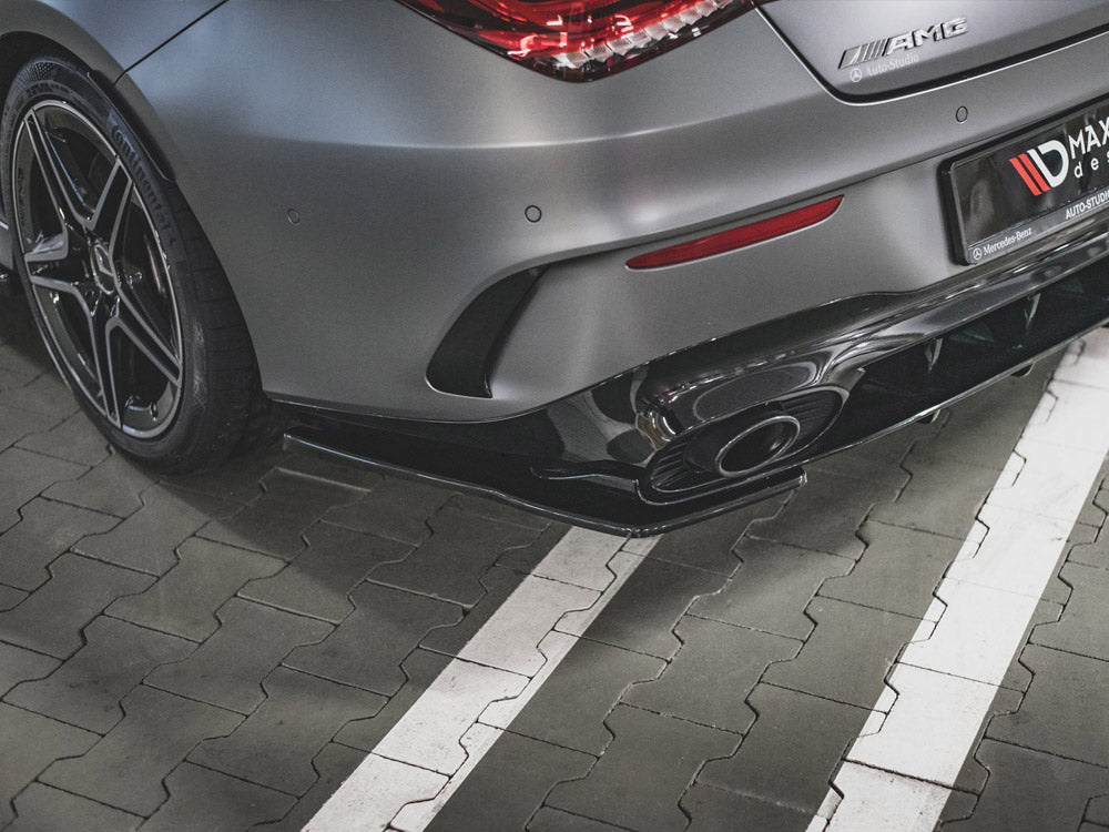 Maxton Design Street Plus Rear Side Splitters - Mercedes CLA35 AMG Aero C118