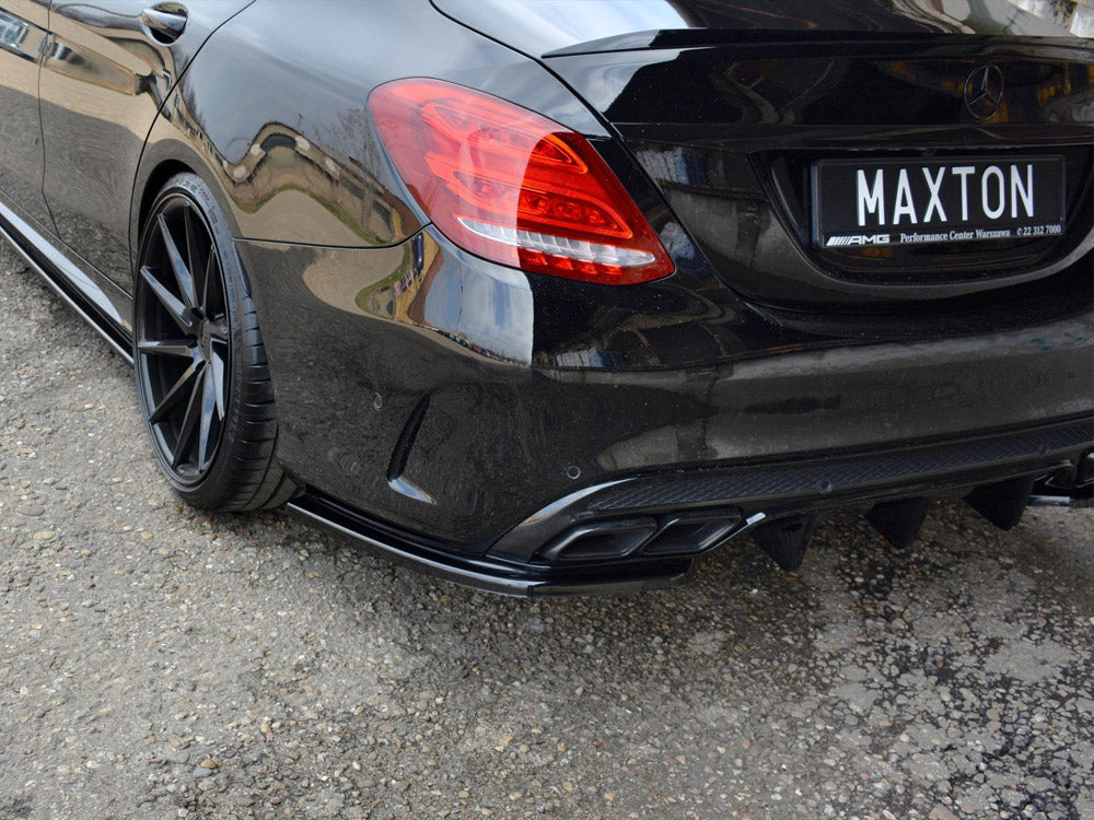 Maxton Design Street Plus Rear Side Splitters - Mercedes C43 AMG W205