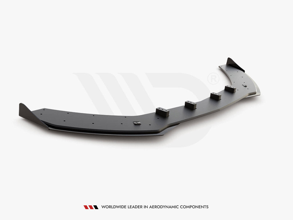 Maxton Design Street Pro Front Splitter + Flaps - Mercedes C43 AMG C205