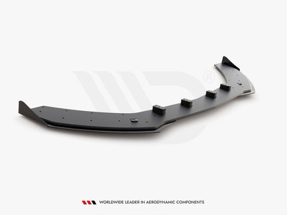 Maxton Design Street Pro Front Splitter + Flaps - Mercedes C43 AMG C205