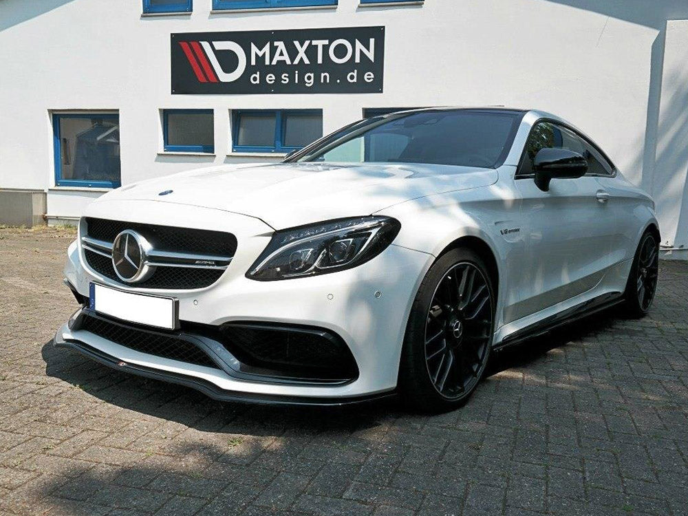 Maxton Design Street Plus Front Splitter V1 - Mercedes C63 AMG C205