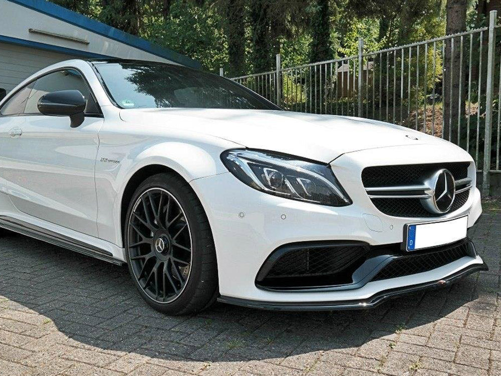 Maxton Design Street Plus Front Splitter V1 - Mercedes C63 AMG C205