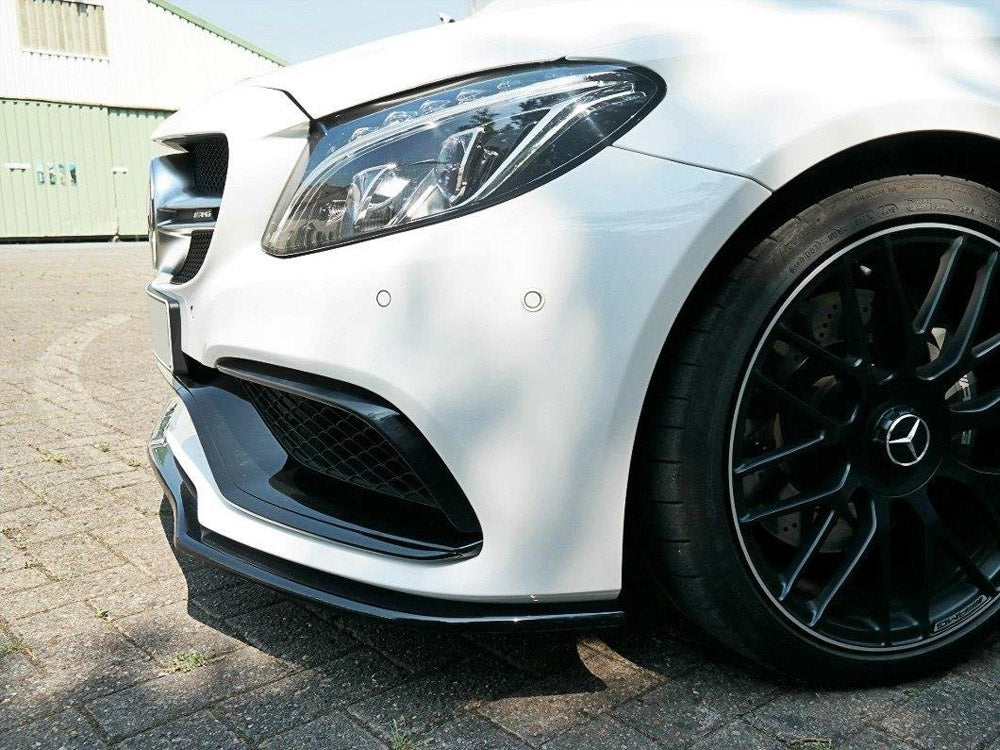 Maxton Design Street Plus Front Splitter V1 - Mercedes C63 AMG C205