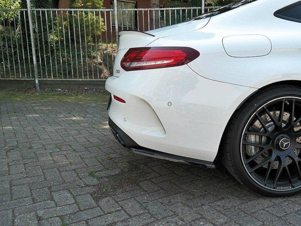 Maxton Design Street Plus Rear Side Splitters - Mercedes C63 AMG C205