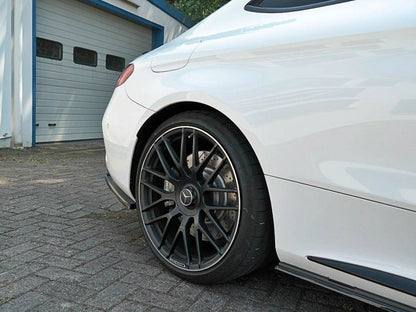 Maxton Design Street Plus Rear Side Splitters - Mercedes C63 AMG C205