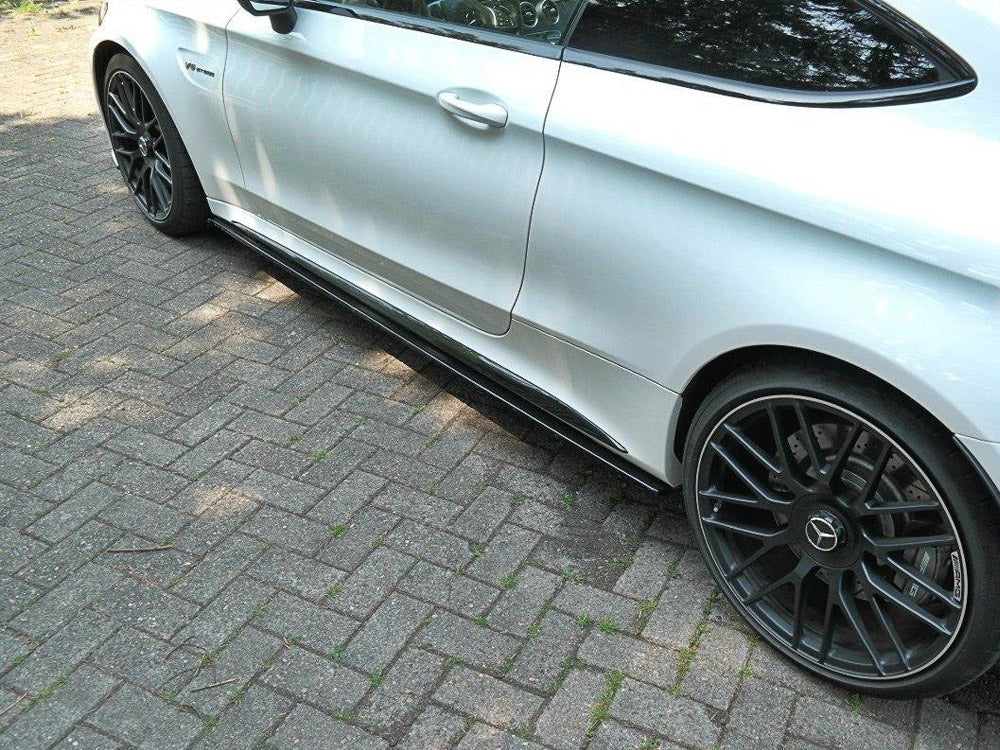 Difusores de faldones laterales Maxton Design Street Plus - Mercedes C63 AMG C205