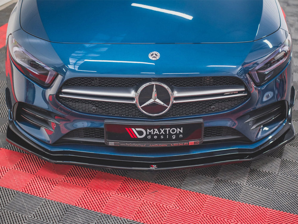 Maxton Design Street Plus Front Splitter V1 - Mercedes A35 AMG W177