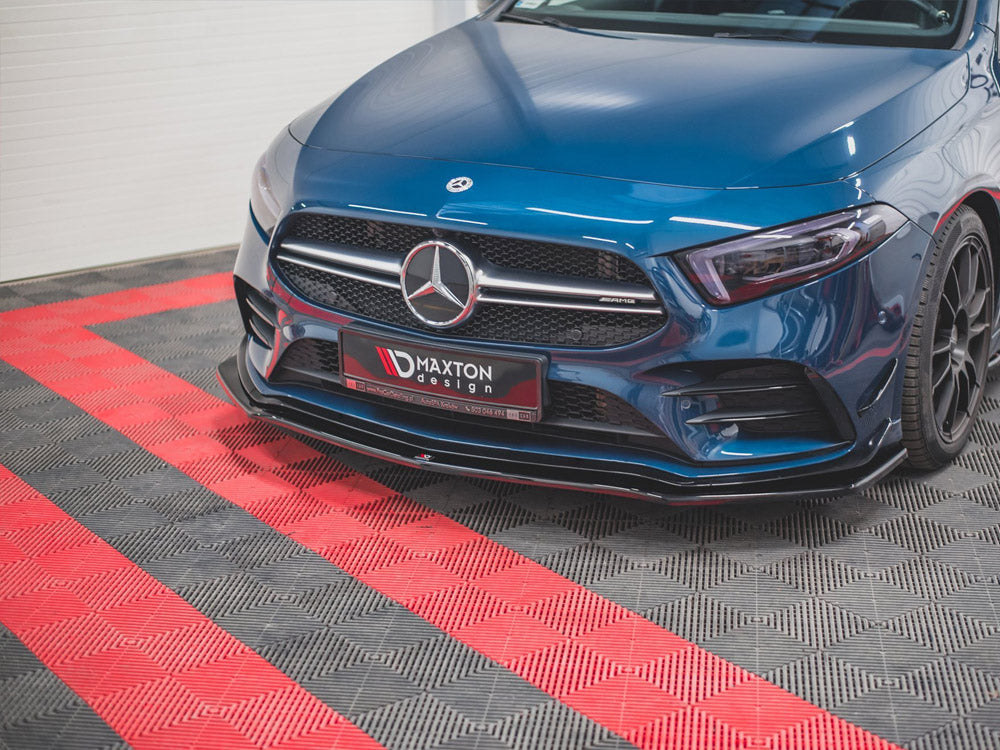 Maxton Design Street Plus Front Splitter V1 - Mercedes A35 AMG W177