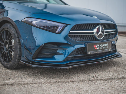 Maxton Design Street Plus Front Splitter V2 - Mercedes A35 AMG W177