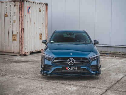 Maxton Design Street Plus Front Splitter V2 - Mercedes A35 AMG W177