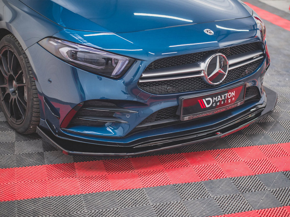 Maxton Design Street Plus Front Splitter V3 - Mercedes A35 AMG W177