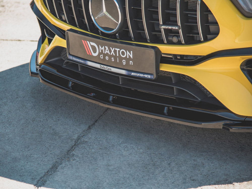 Maxton Design Street Plus Front Splitter V2 - Mercedes A45S AMG W177