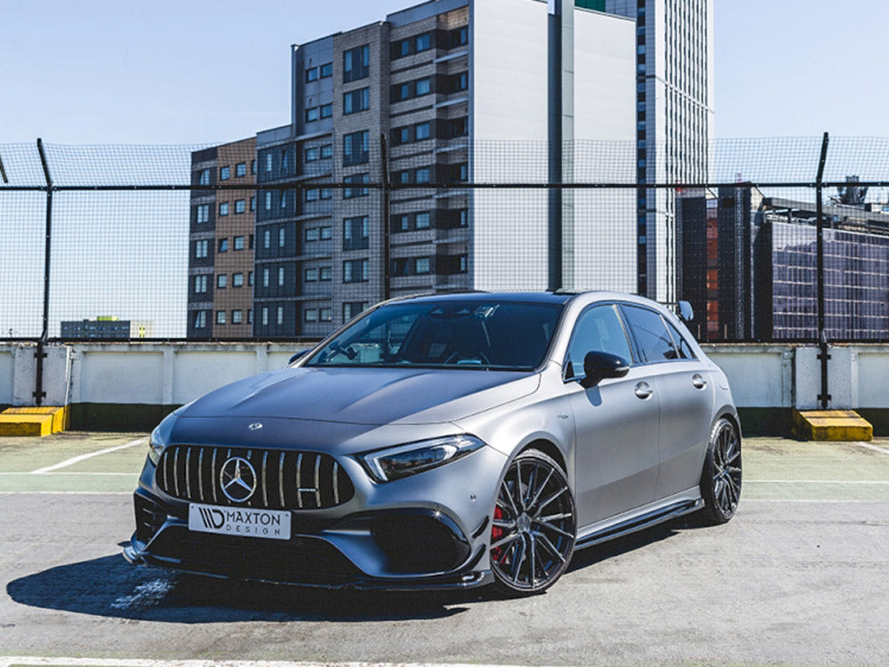 Maxton Design Street Plus Front Splitter V2 - Mercedes A45S AMG W177