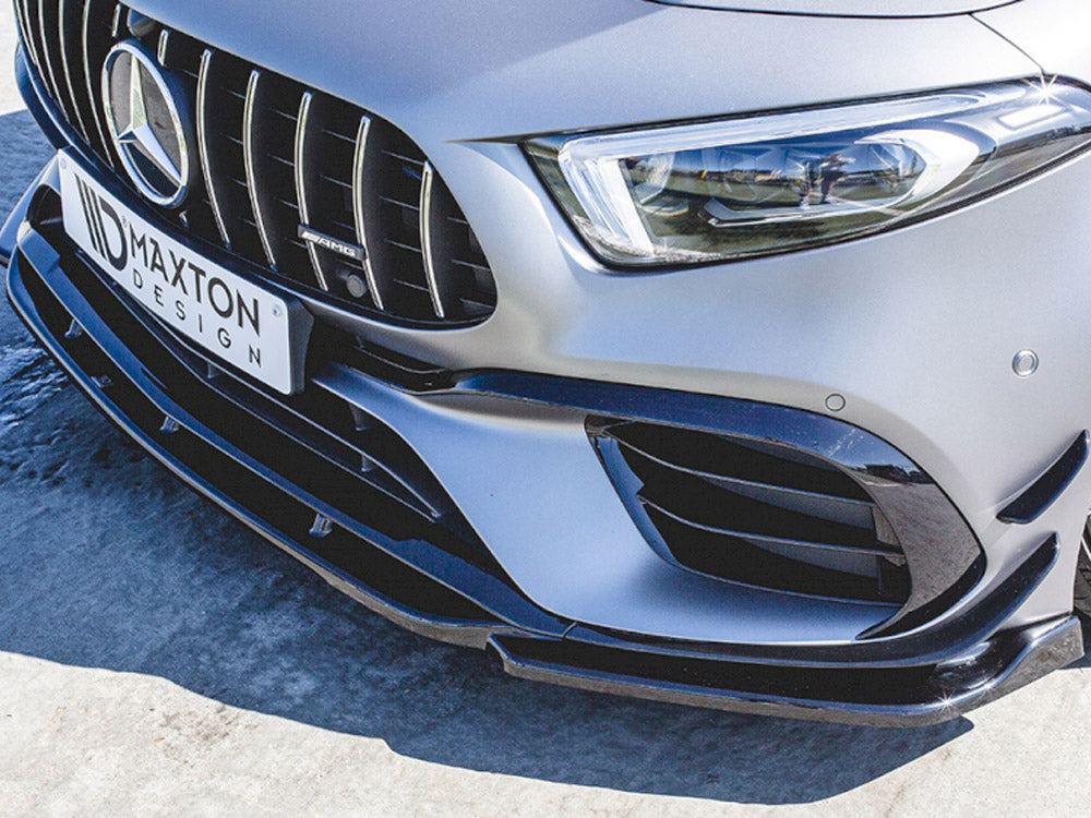 Maxton Design Street Plus Front Splitter V2 - Mercedes A45S AMG W177