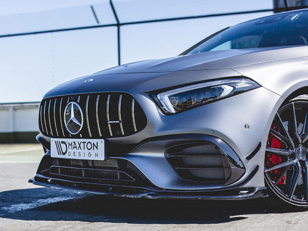 Maxton Design Street Plus Front Splitter V2 - Mercedes A45S AMG W177