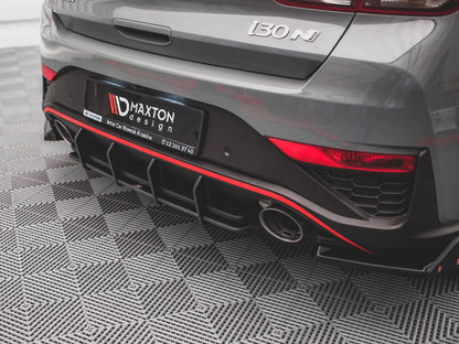 Maxton Design Street Pro Rear Diffuser - Hyundai i30N Hatchback Facelift