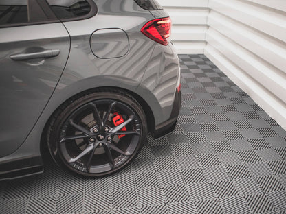 Maxton Design Street Pro Rear Side Splitters - Hyundai i30N Hatchback Facelift