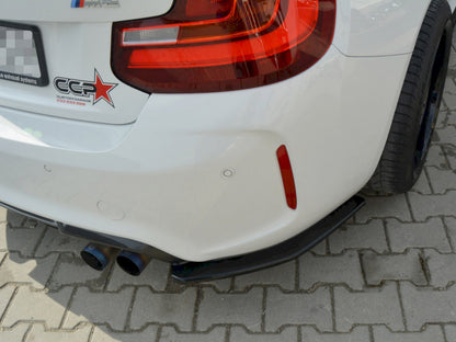 Maxton Design Street Plus Rear Side Splitters V1 - BMW M2 F87 (Inc. Competition)