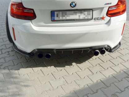 Maxton Design Street Plus Rear Side Splitters V1 - BMW M2 F87 (Inc. Competition)