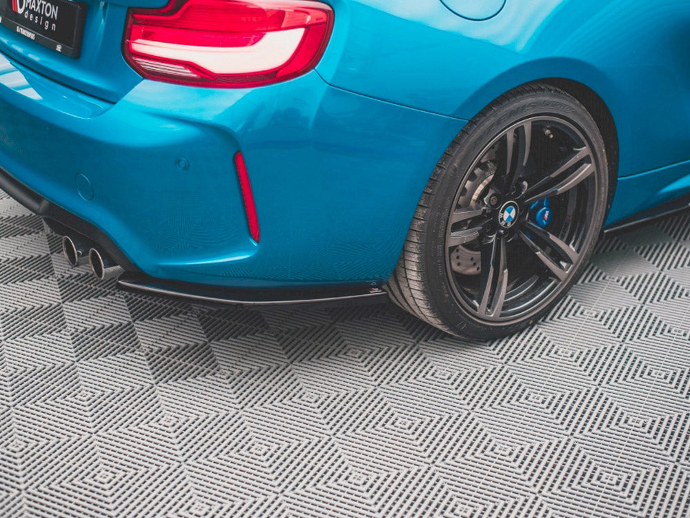 Maxton Design Street Plus Rear Side Splitters V2 - BMW M2 F87 (Inc. Competition)