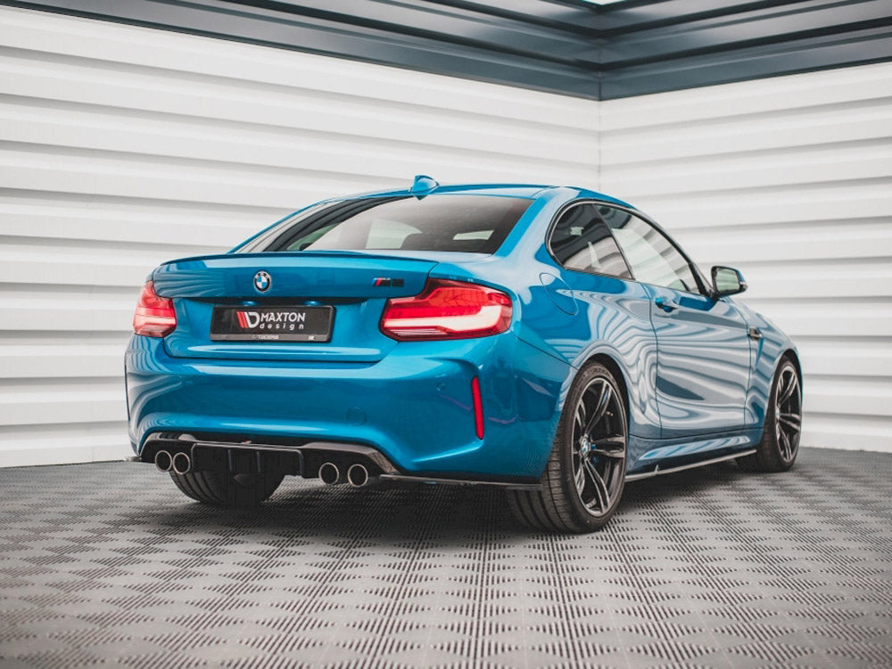 Maxton Design Street Plus Rear Side Splitters V3 - BMW M2 F87 (Inc. Competition)