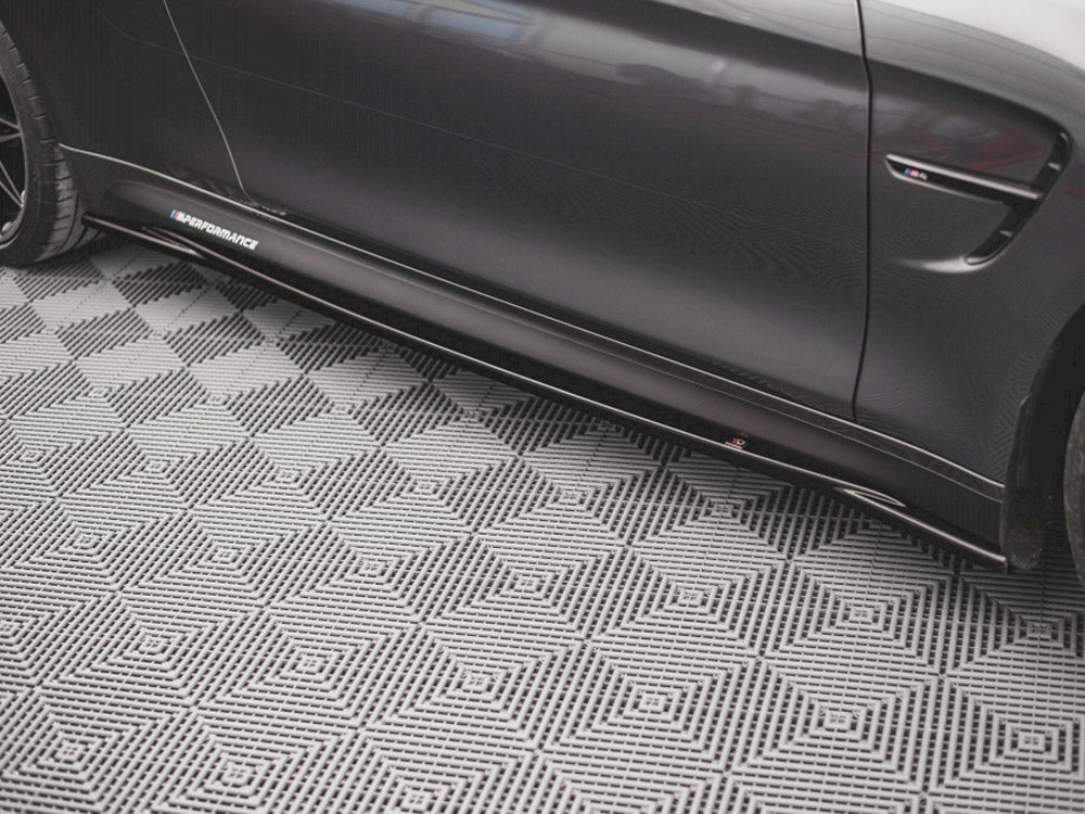 Diffuseurs de jupes latérales Maxton Design Street Plus V2 - BMW M4 F82/F83