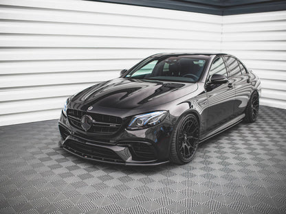 Maxton Design Street Plus Front Splitter V3 - Mercedes E63 AMG W213/S213