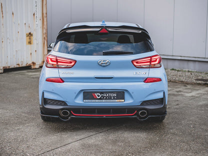 Maxton Design Street Plus Central Rear Splitter V1 - Hyundai i30N Hatchback