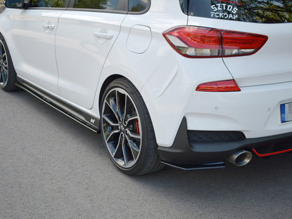 Maxton Design Street Plus Rear Side Splitters V1 - Hyundai i30N Hatchback