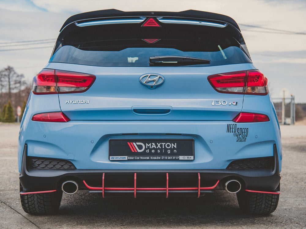 Maxton Design Street Pro Rear Side Splitters - Hyundai i30N Hatchback