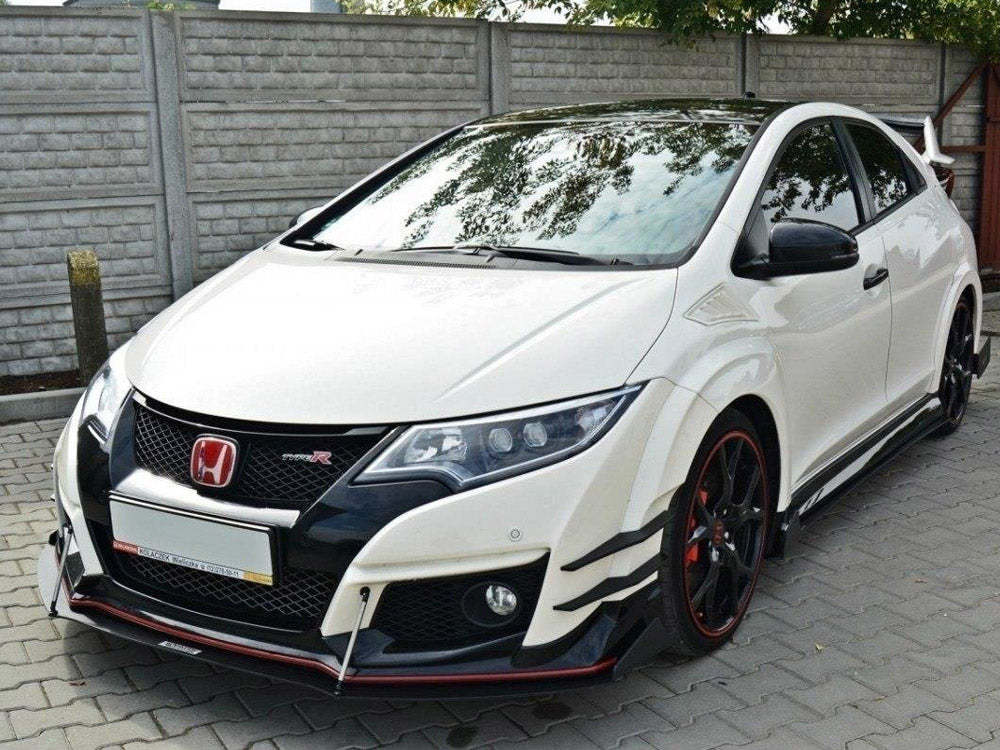 Maxton Design Racing Front Splitter V2 - Honda Civic Type R FK2