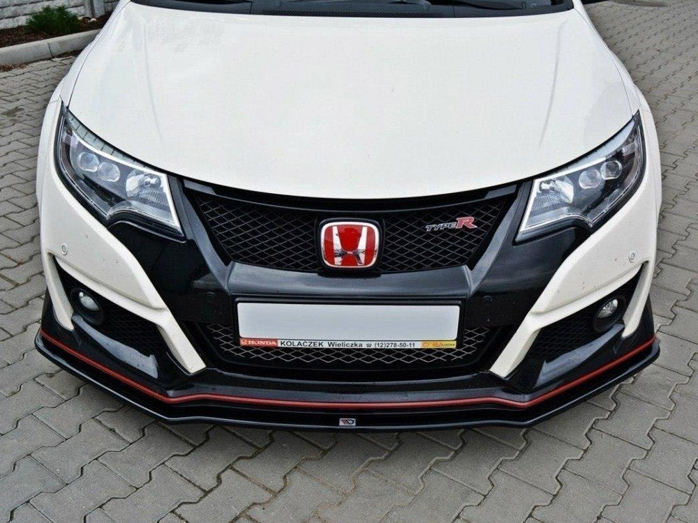 Maxton Design Street Plus Front Splitter V1 - Honda Civic Type R FK2