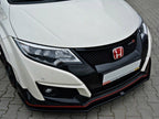 Maxton Design Street Plus Front Splitter V1 - Honda Civic Type R FK2