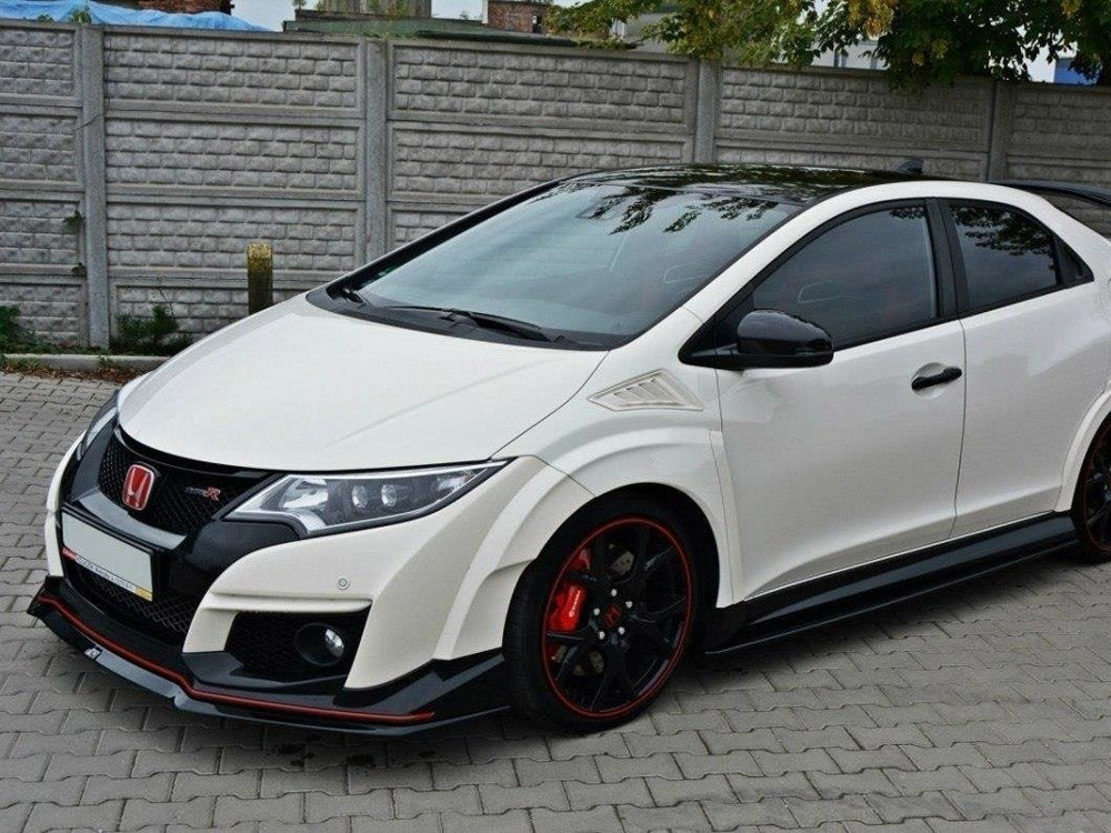 Maxton Design Street Plus Front Splitter V2 - Honda Civic Type R FK2