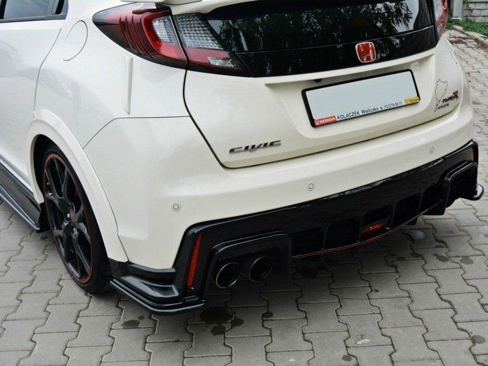 Maxton Design Street Plus Rear Side Splitters - Honda Civic Type R FK2