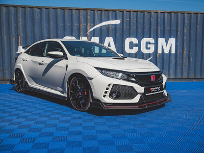 Maxton Design Street Pro Front Splitter - Honda Civic Type R FK8