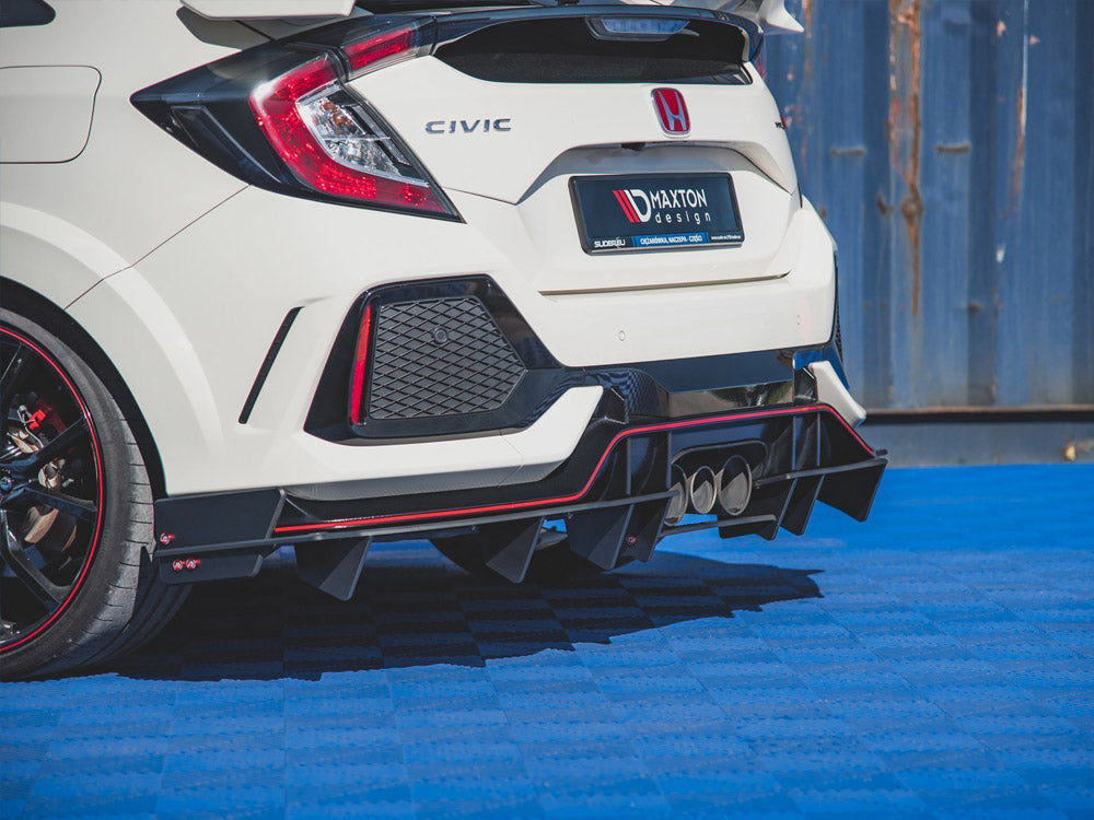 Maxton Design Street Pro Rear Diffuser V1 - Honda Civic Type R FK8