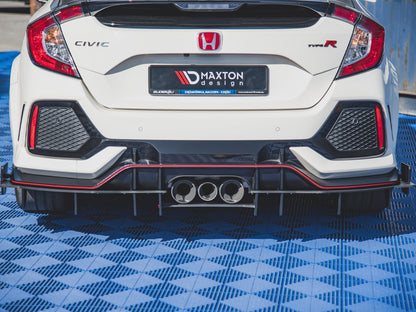 Maxton Design Street Pro Rear Diffuser V1 - Honda Civic Type R FK8