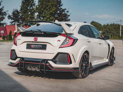 Maxton Design Street Pro Rear Diffuser V2 - Honda Civic Type R FK8