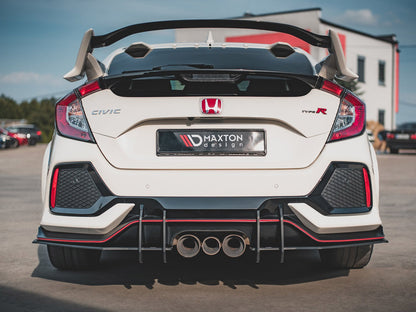 Maxton Design Street Pro Rear Diffuser V2 - Honda Civic Type R FK8