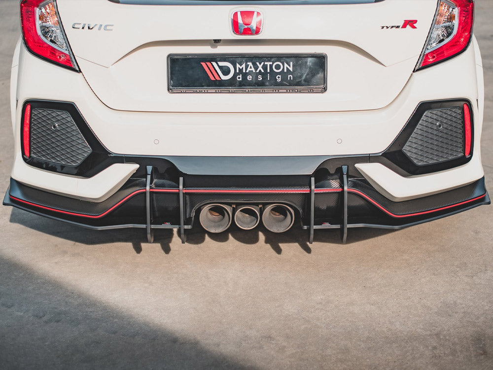 Difusor trasero Maxton Design Street Pro V2 - Honda Civic Type R FK8