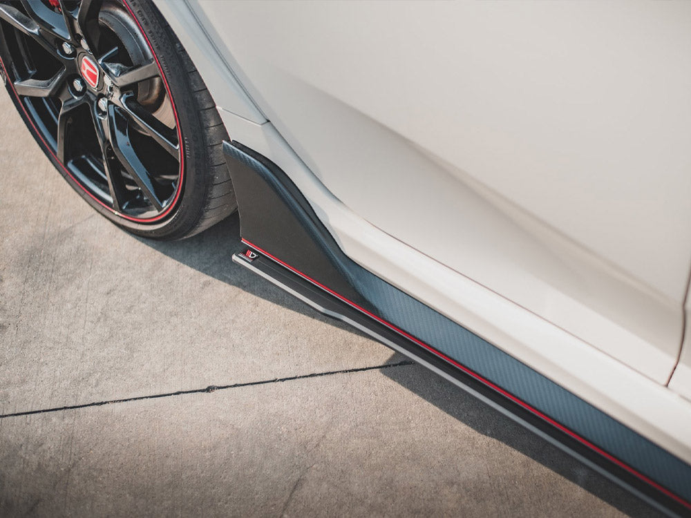 Maxton Design Street Pro Side Skirt Diffusers V2 - Honda Civic Type R FK8