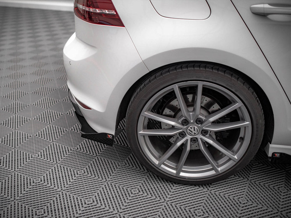 Séparateurs latéraux arrière Maxton Design Street Pro + volets - VW Golf R Mk7